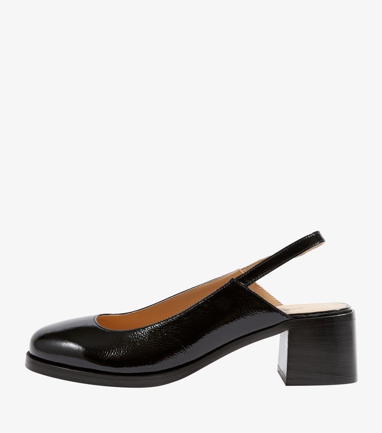 A.P.C. Babies Slingback Jade Noir