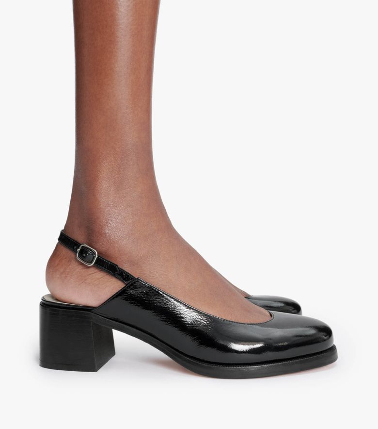 A.P.C. Babies Slingback Jade Noir
