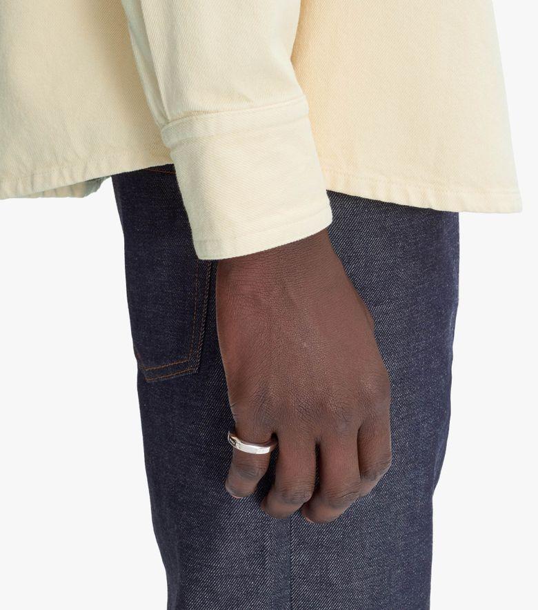 A.P.C. Bague Angle Argent