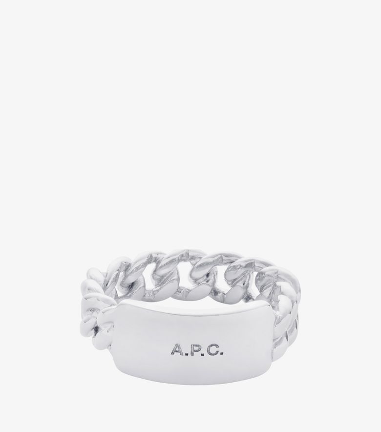 A.P.C. Bague Darwin Argent