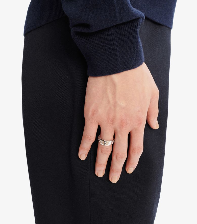 A.P.C. Bague Darwin Argent