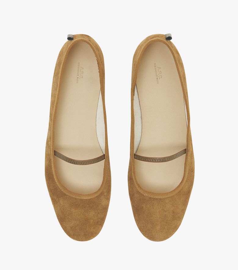 A.P.C. Ballerines Swan Camel