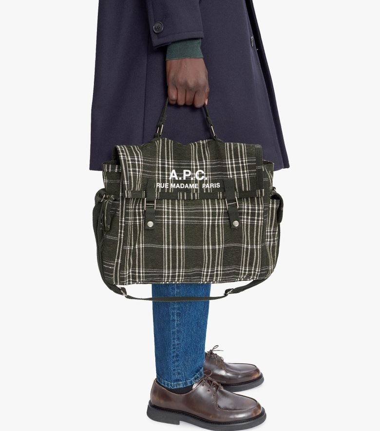 A.P.C. Besace Récupération Kaki foncé