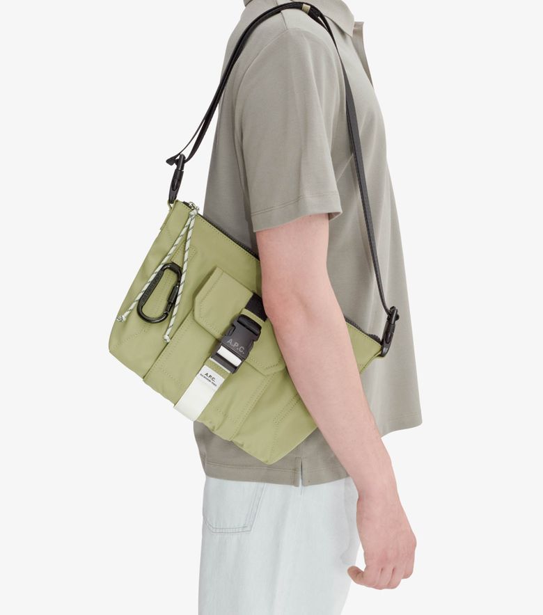 A.P.C. Besace Trek Vert taupe