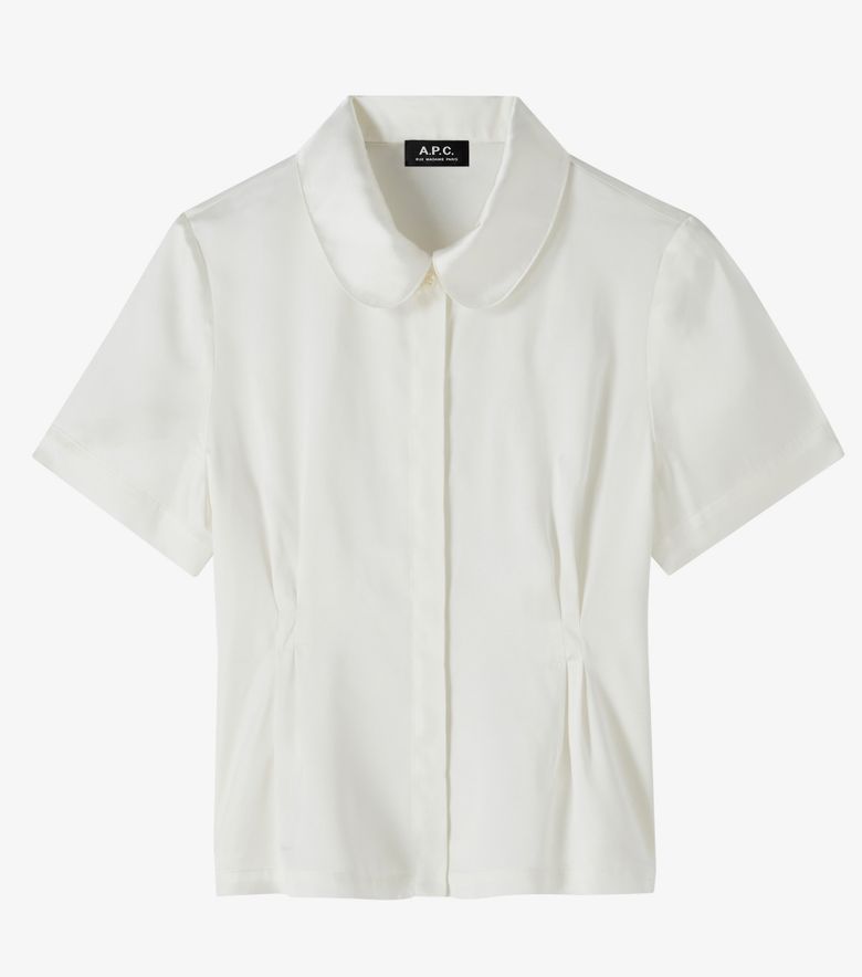 A.P.C. Blouse Julienne Blanc Cassé