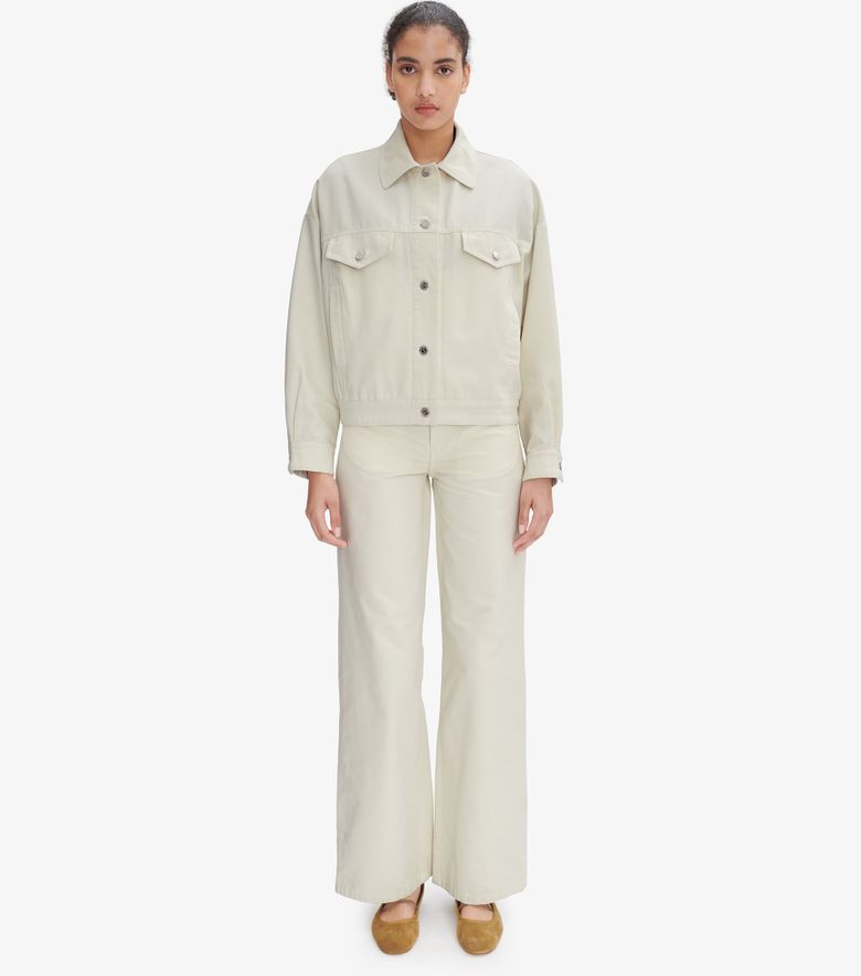 A.P.C. Blouson Cally Blanc Cassé