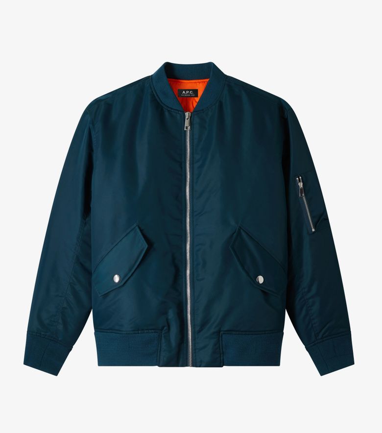 A.P.C. Blouson Logan Pétrole