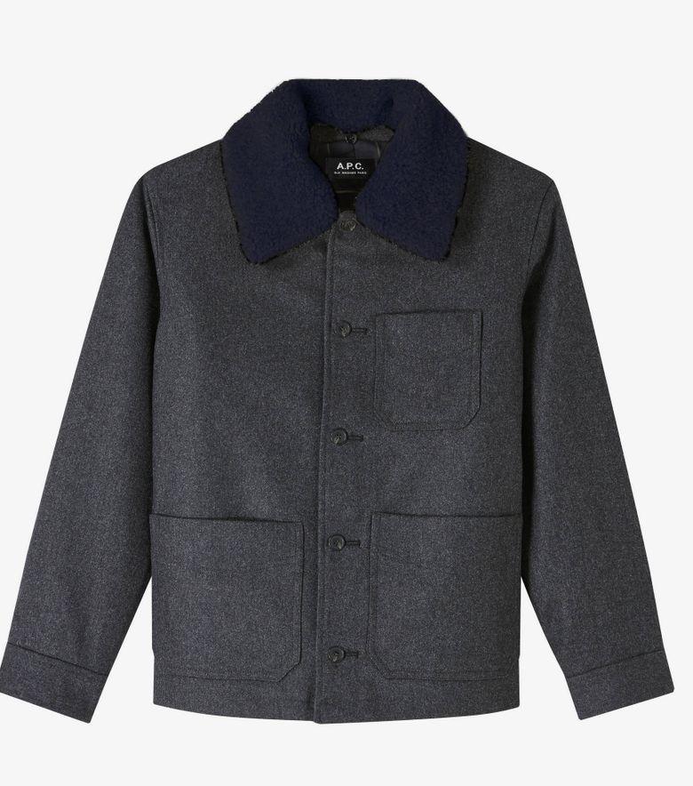 A.P.C. Blouson New Julia Anthracite Chiné