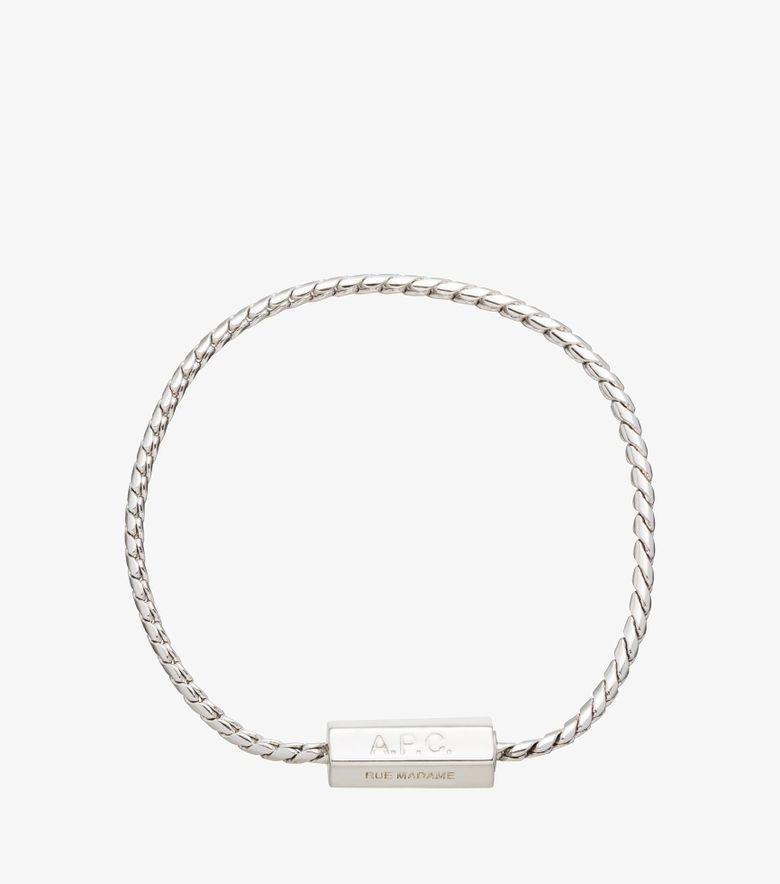 A.P.C. Bracelet Angle Argent