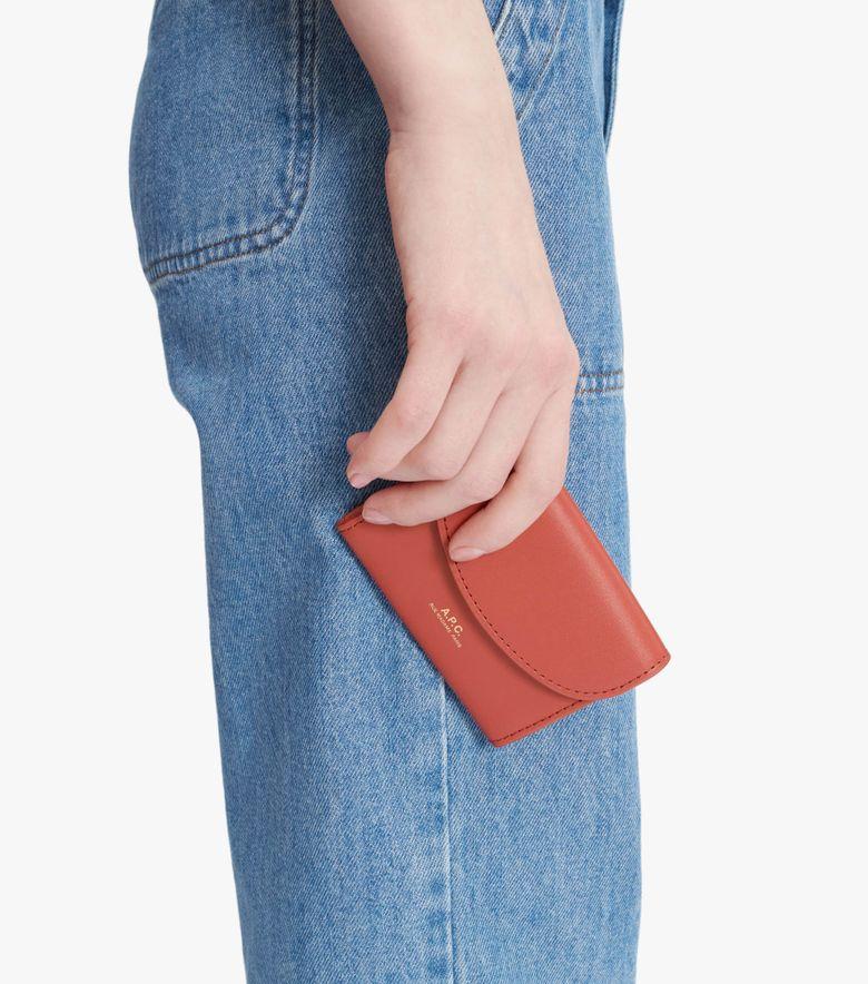 A.P.C. Business Card Holder Genève Cerise