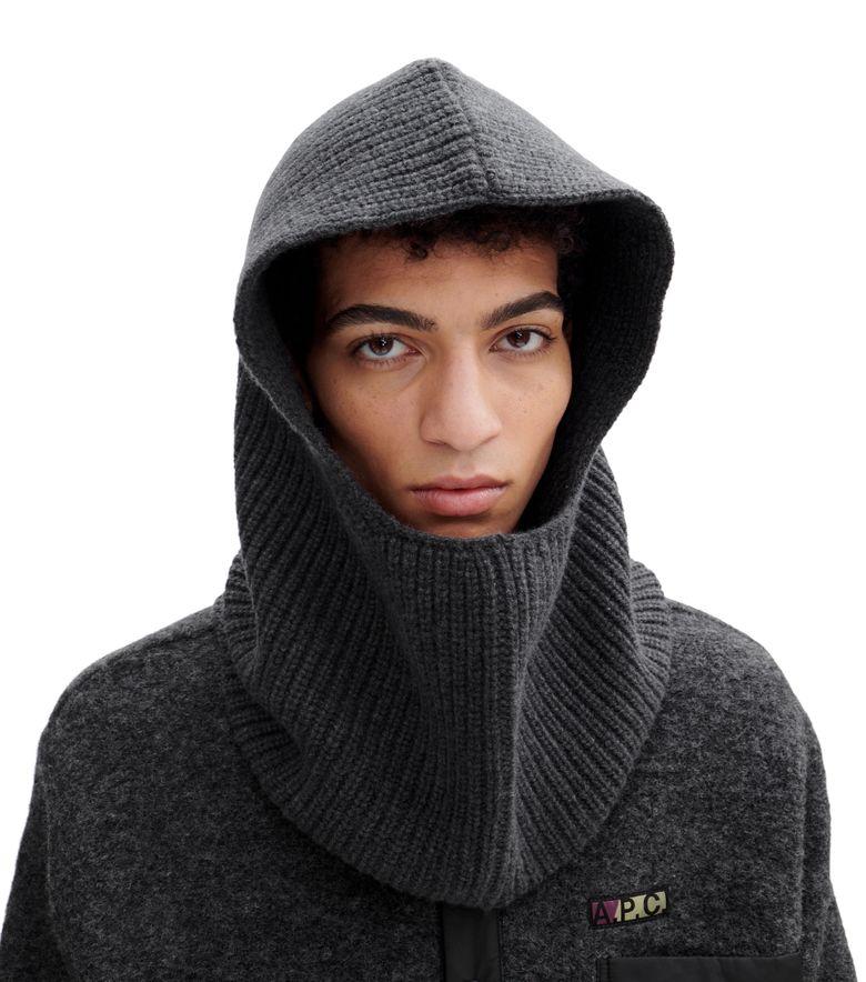 A.P.C. Cagoule Sacha Anthracite Chiné