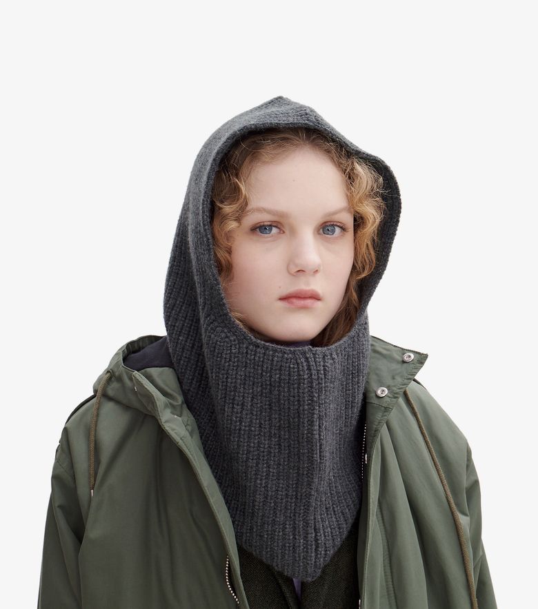 A.P.C. Cagoule Sacha Anthracite Chiné