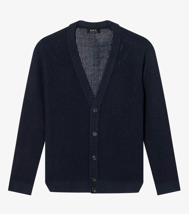 A.P.C. Cardigan Felix Dark Navy