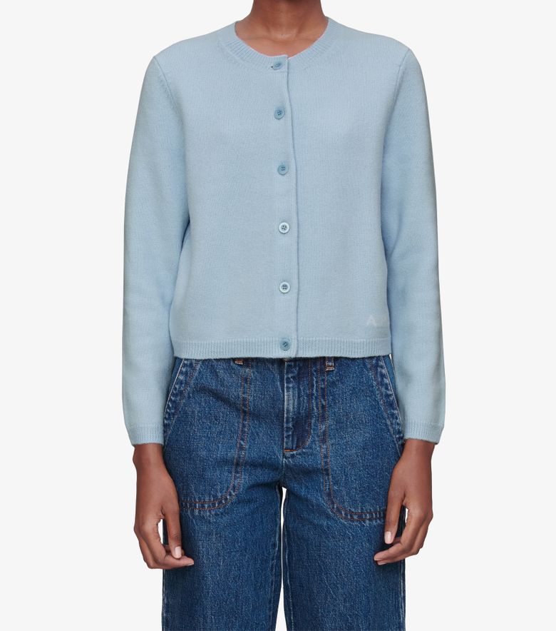 A.P.C. Cardigan Mila Bleu Clair