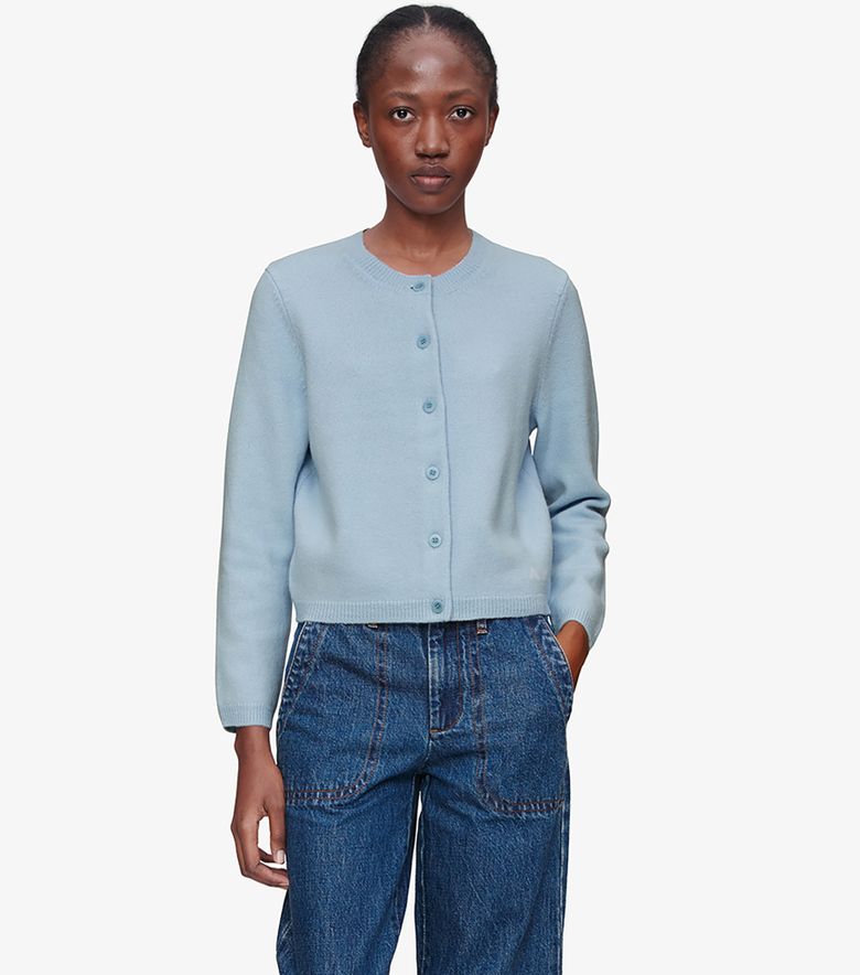 A.P.C. Cardigan Mila Bleu Clair