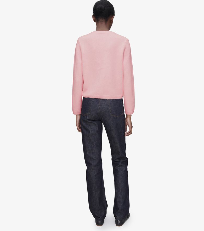 A.P.C. Cardigan Mila Rose Pâle