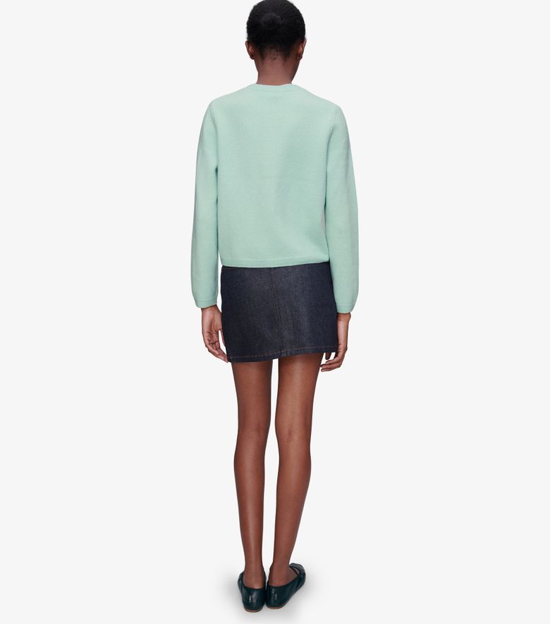 A.P.C. Cardigan Mila Vert Pale