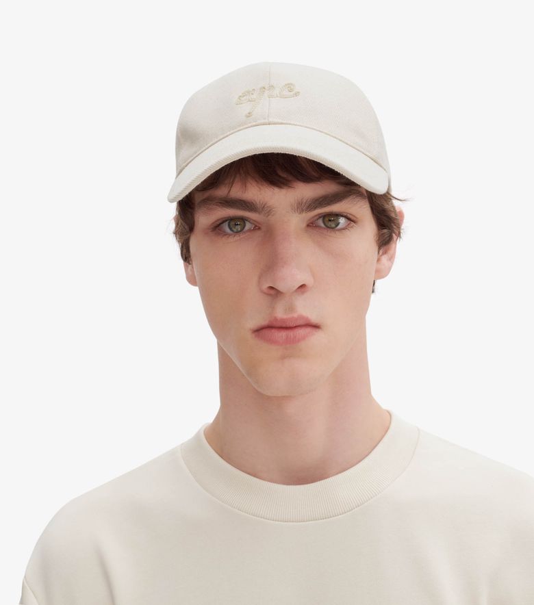 A.P.C. Casquette Charlie Chainette Ecru