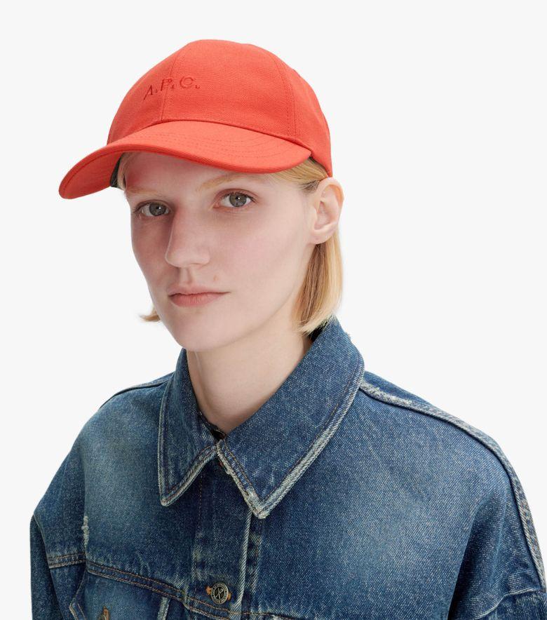 A.P.C. Casquette Charlie Rouge