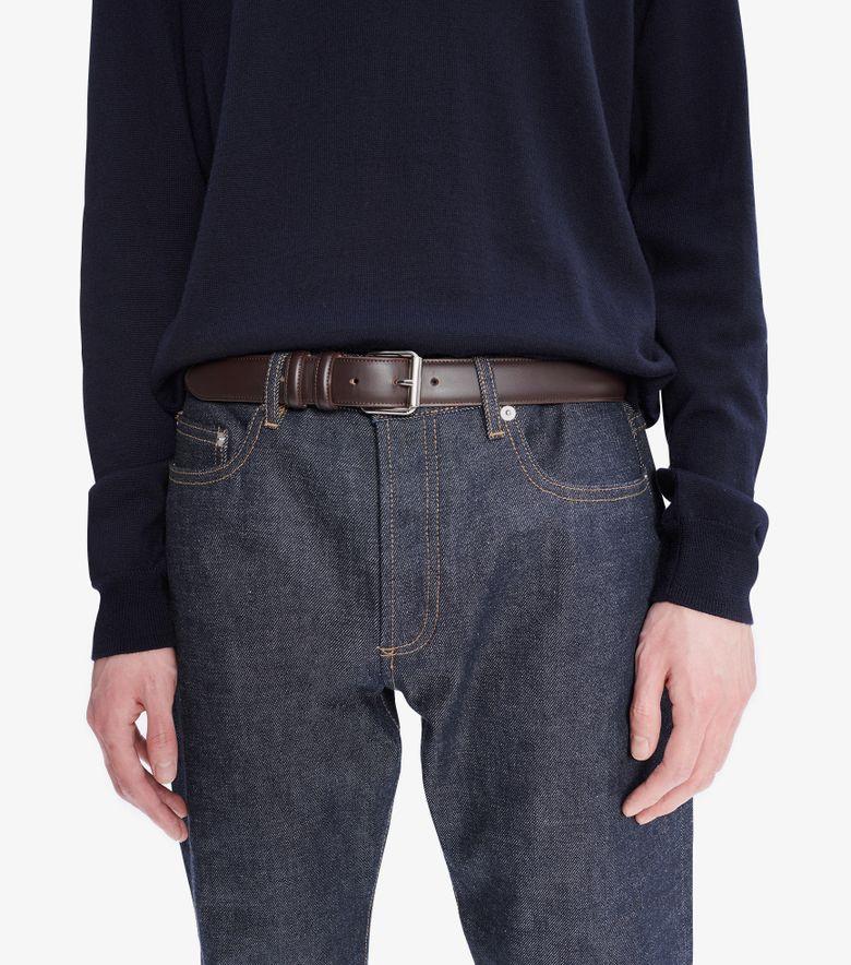 A.P.C. Ceinture Paris Marron foncé