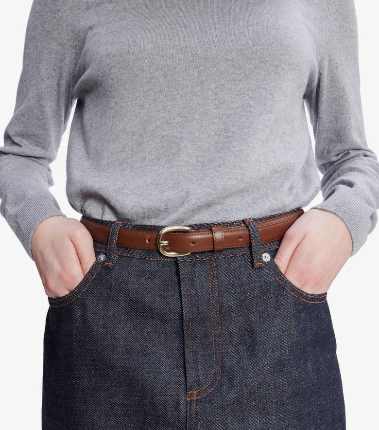 A.P.C. Ceinture Rosette Noisette