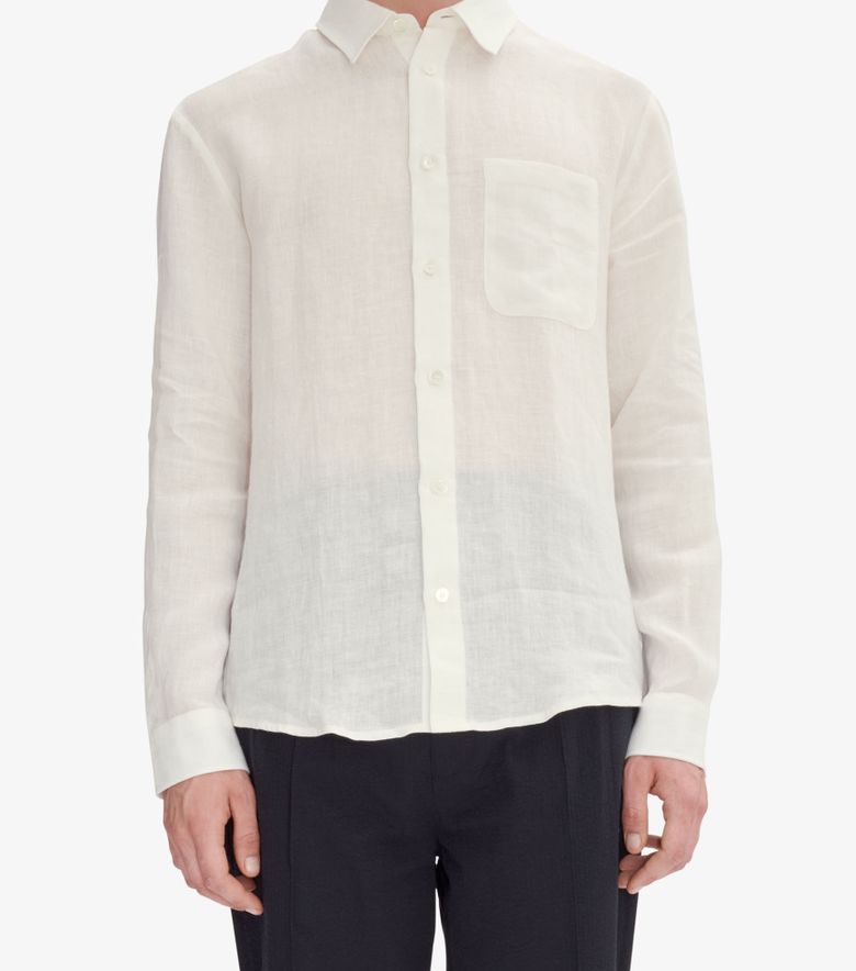 A.P.C. Chemise Cassel Blanc Cassé
