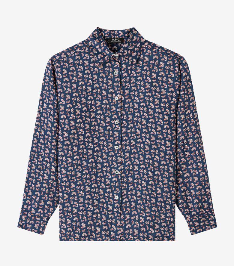 A.P.C. Chemise Gabrielle Bleu