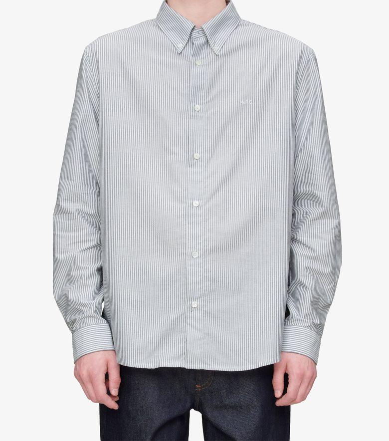 A.P.C. Chemise Greg Logo Dark Navy