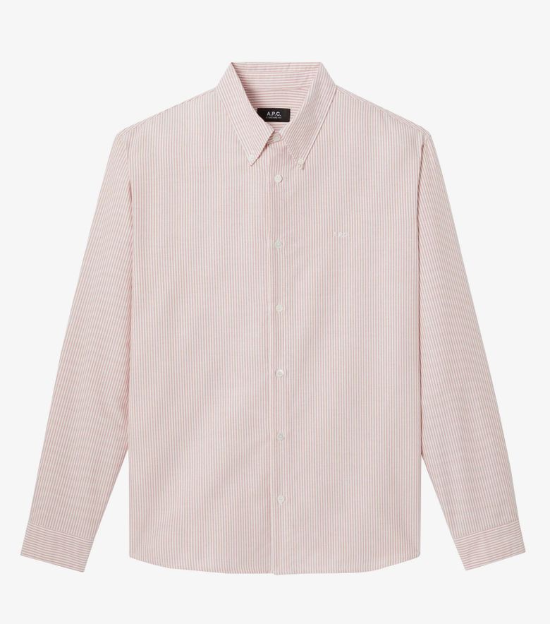 A.P.C. Chemise Greg Logo Rouge