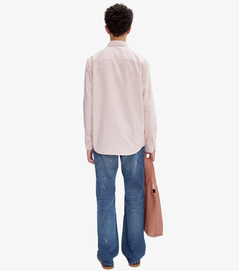 A.P.C. Chemise Greg Logo Rouge