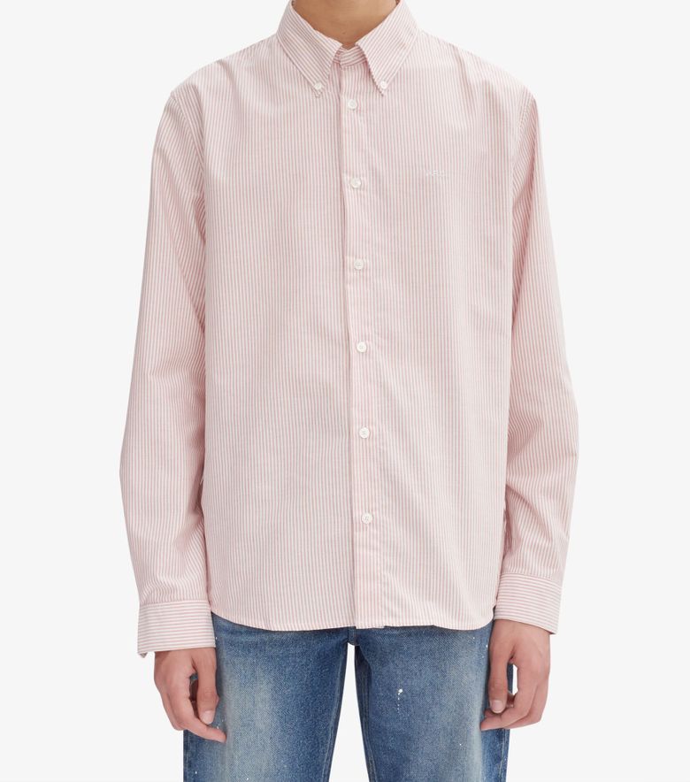 A.P.C. Chemise Greg Logo Rouge