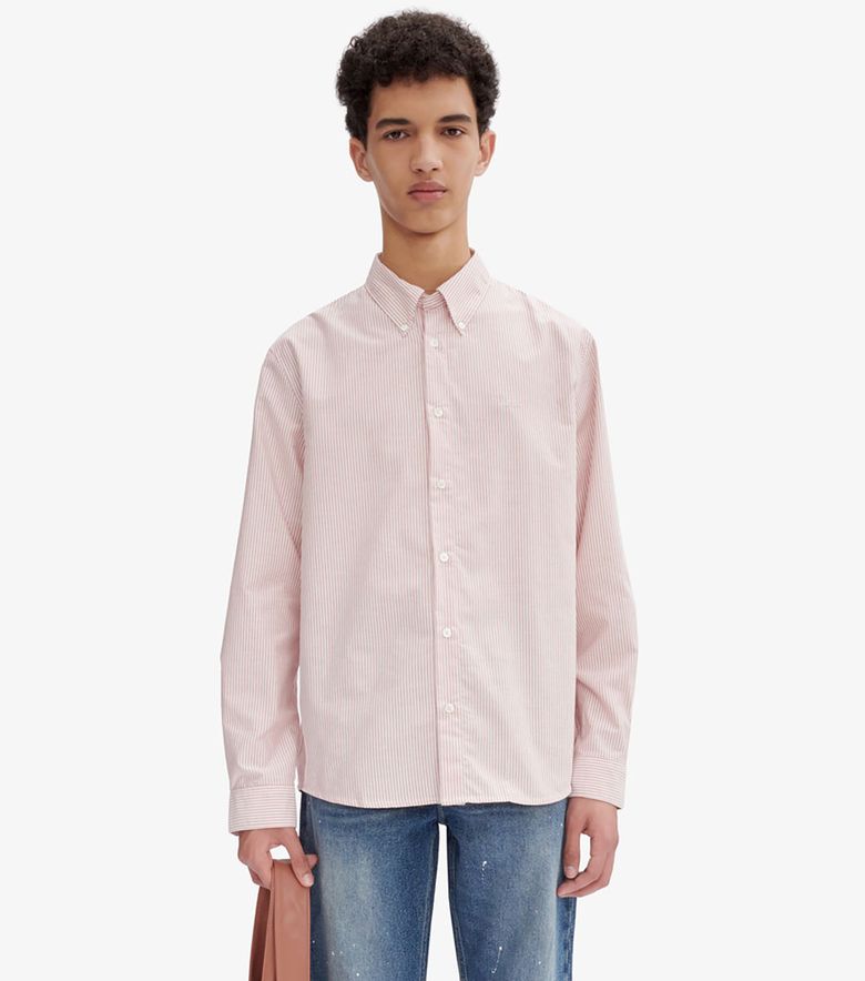 A.P.C. Chemise Greg Logo Rouge