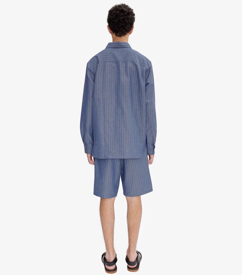 A.P.C. Chemise Malo Bleu