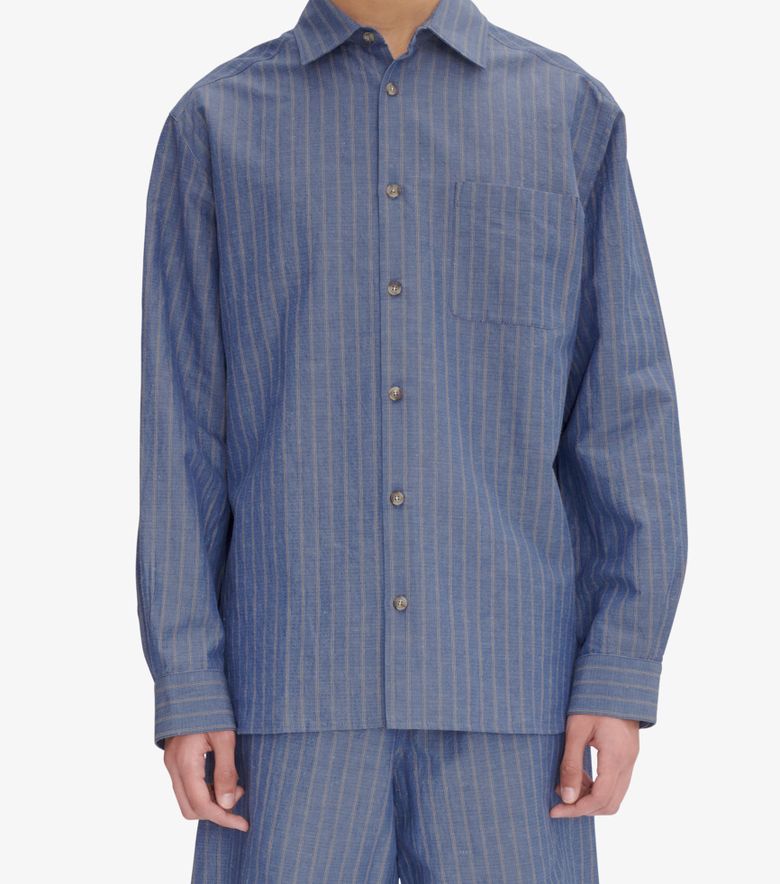 A.P.C. Chemise Malo Bleu