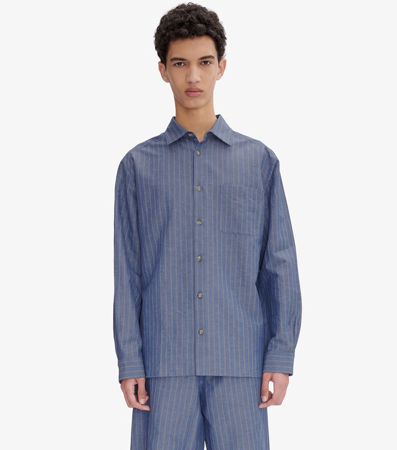 A.P.C. Chemise Malo Bleu