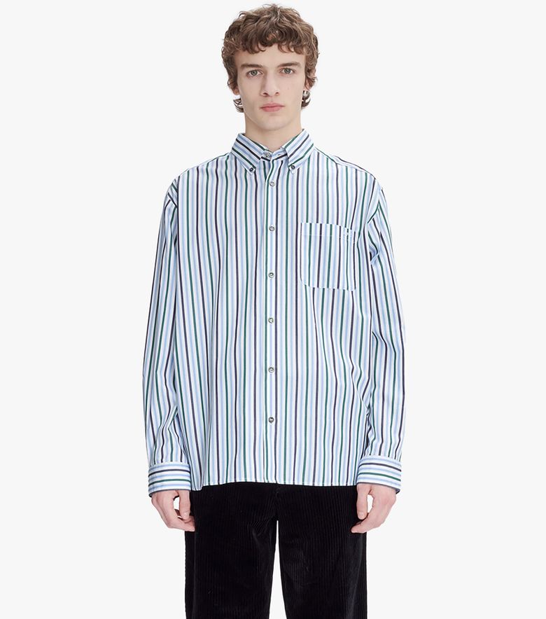 A.P.C. Chemise Mateo Logo Dark navy