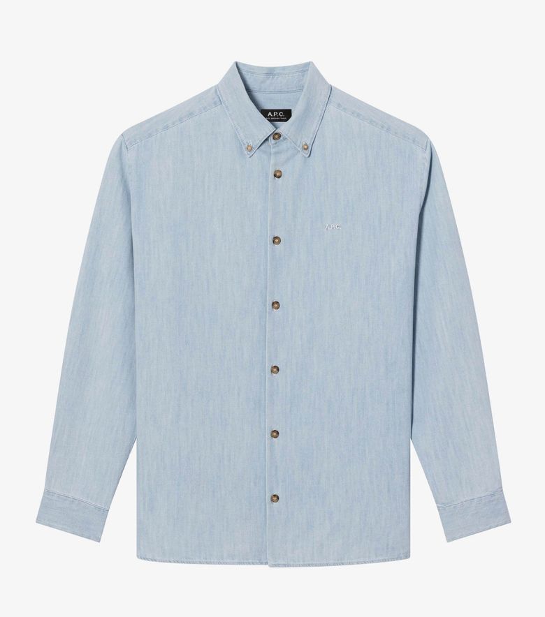 A.P.C. Chemise Mathias Bleu Pâle