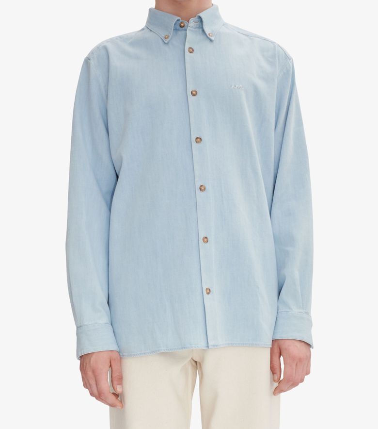 A.P.C. Chemise Mathias Bleu Pâle