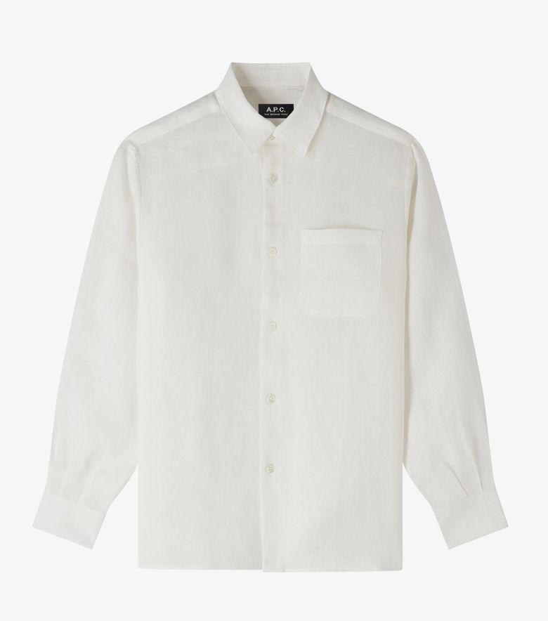 A.P.C. Chemise Sela Blanc Cassé