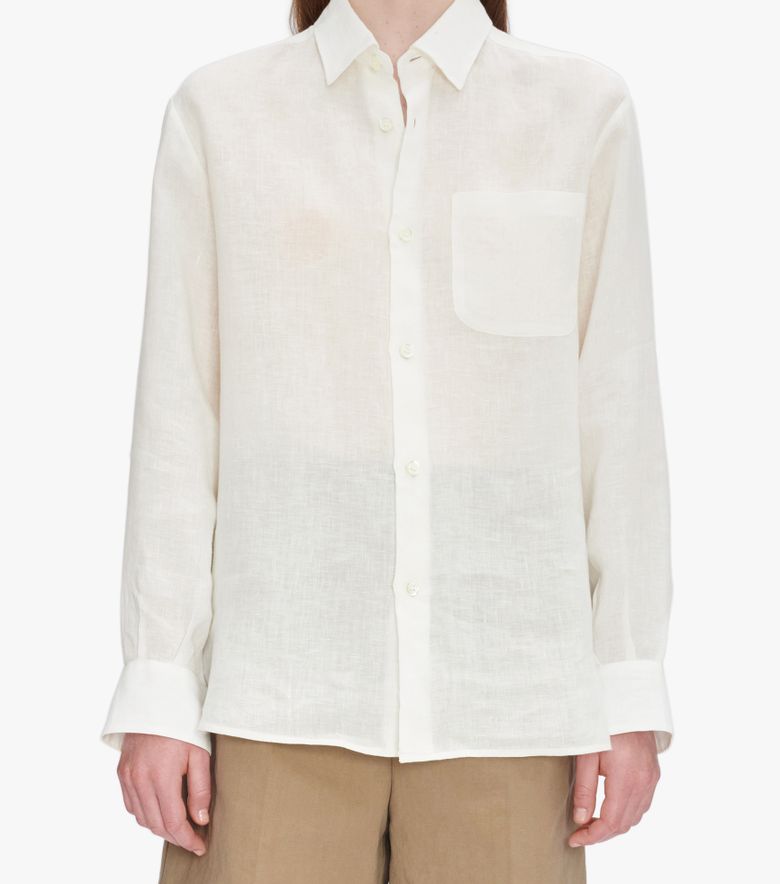 A.P.C. Chemise Sela Blanc Cassé