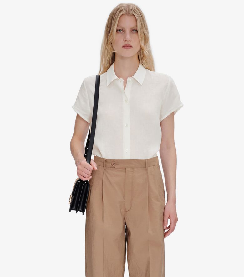 A.P.C. Chemisette Marina Blanc cassé