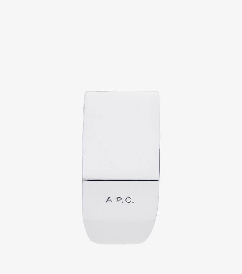 A.P.C. Chevalière Minimal Argent