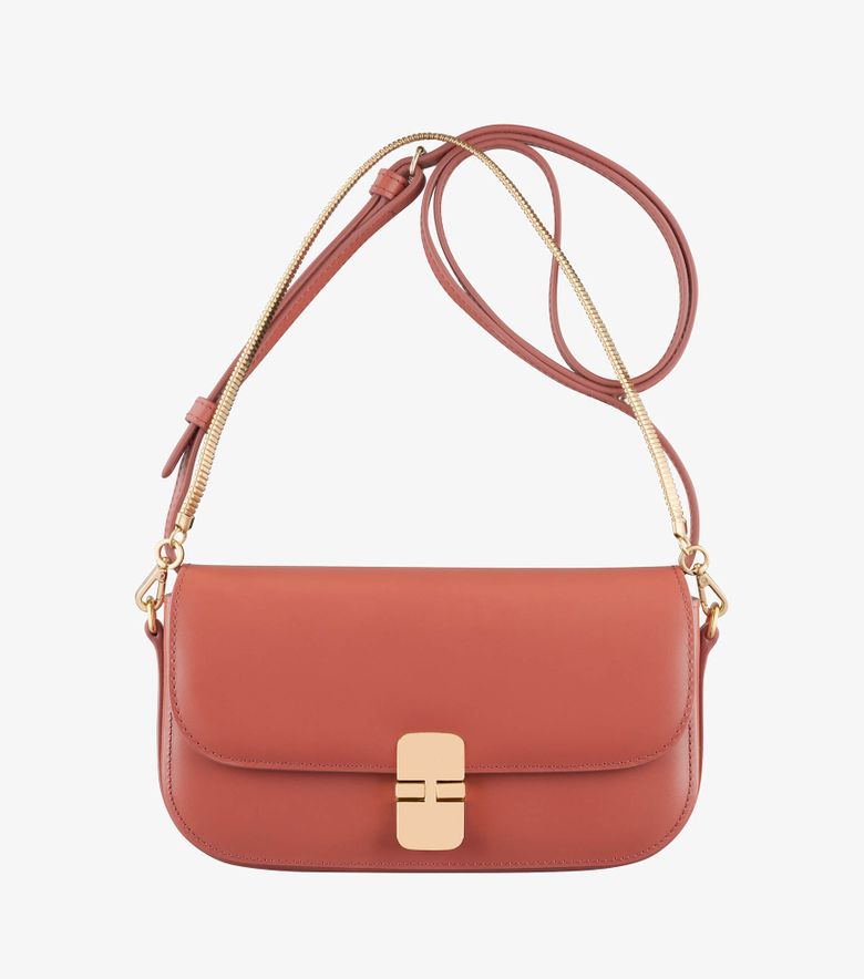 A.P.C. Clutch Grace Chaine Cerise