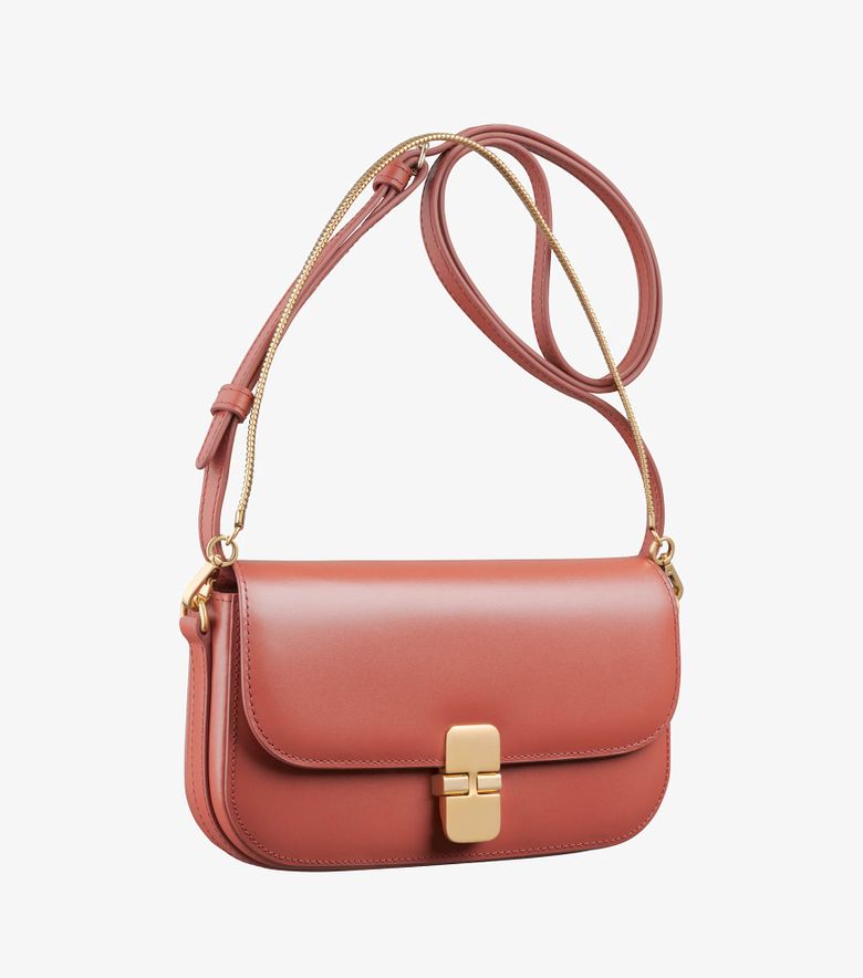 A.P.C. Clutch Grace Chaine Cerise