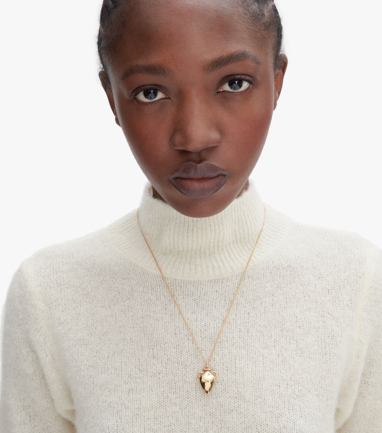 A.P.C. Collier Amphore Or
