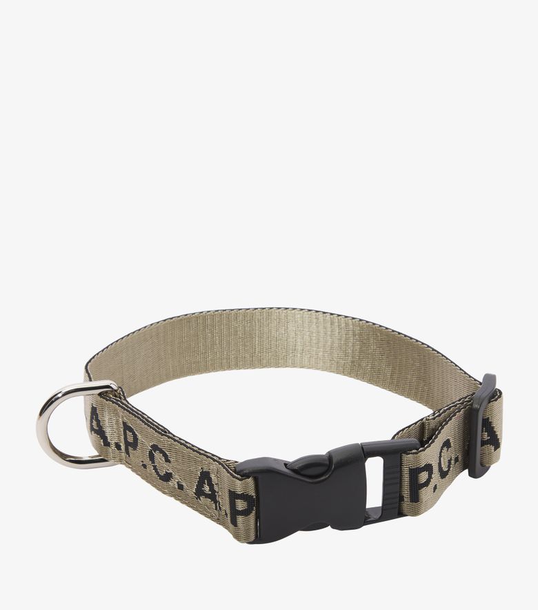 A.P.C. Collier Toutou Logo Kaki