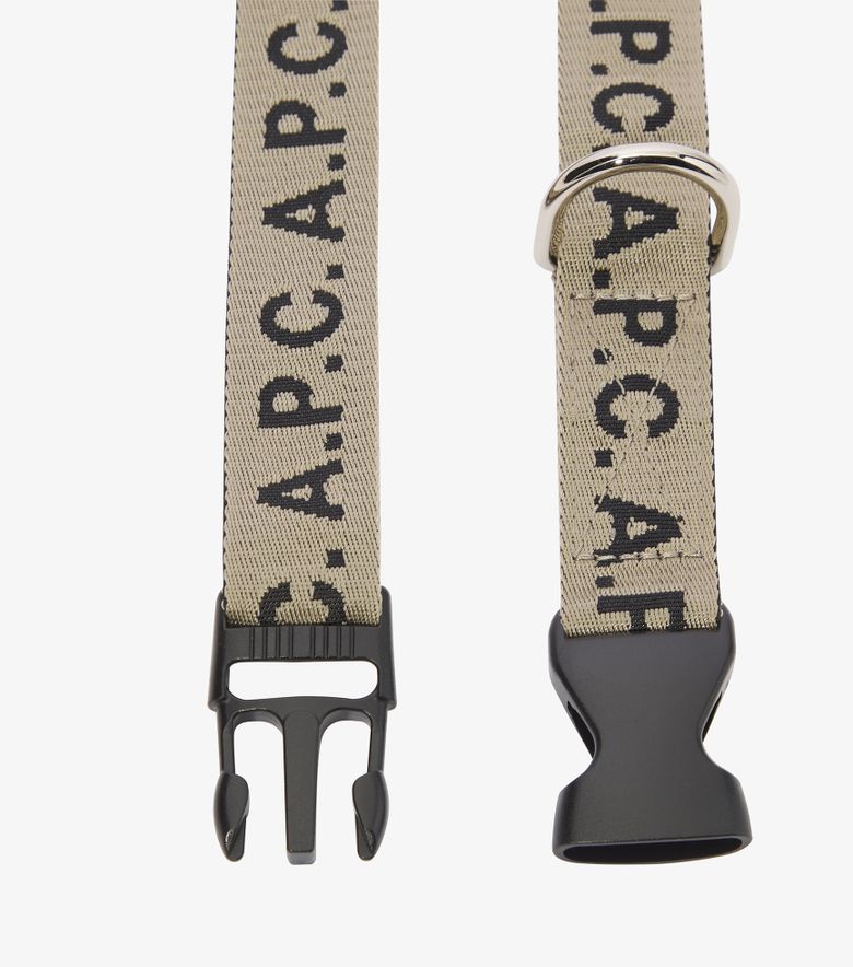 A.P.C. Collier Toutou Logo Kaki