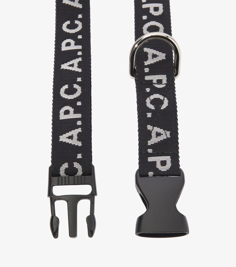 A.P.C. Collier Toutou Logo Noir