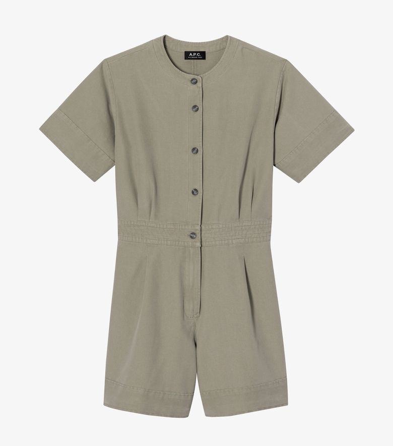 A.P.C. Combinaison Ronda Vert Grisé