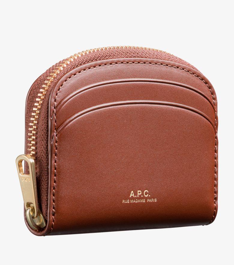 A.P.C. Compact Demi-Lune Mini Noisette